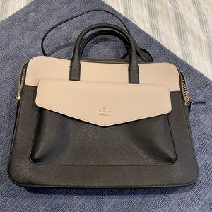 Kate spade Black/cream laptop bag